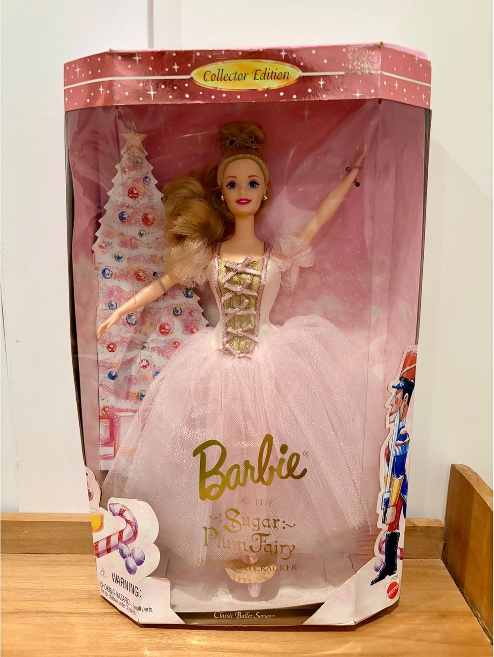 Vintage 1996 Barbie Sugar Plum Fairy Nutcracker Collector Edition NRFB #17056